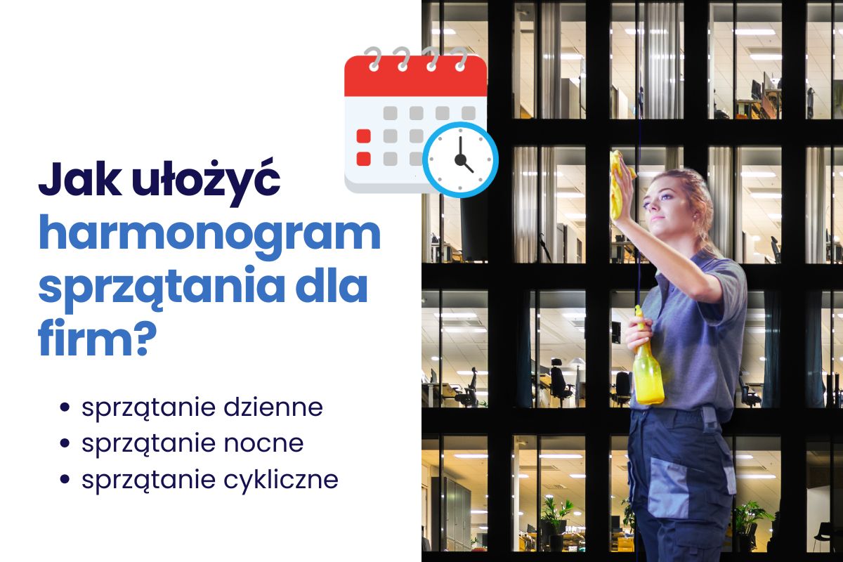 Harmonogram sprzątania firmy
